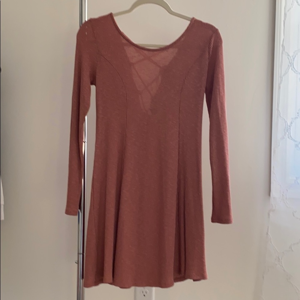 Forever 21 Long Sleeve Knit Swing Dress